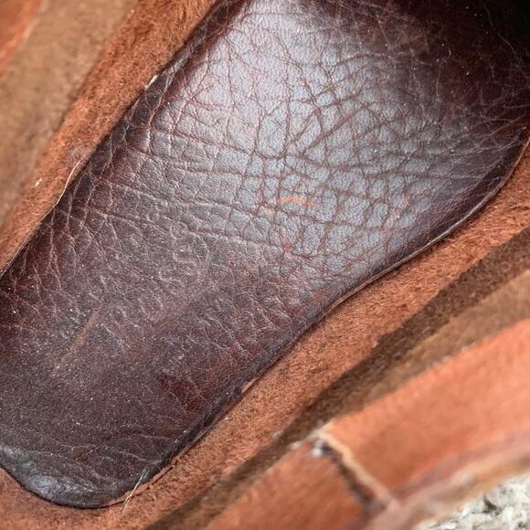 G.H. Bass Leather Shootie Ankle Boots Size 6.5 M Womens Brown Outdoor Oxford - Picture 8 of 9